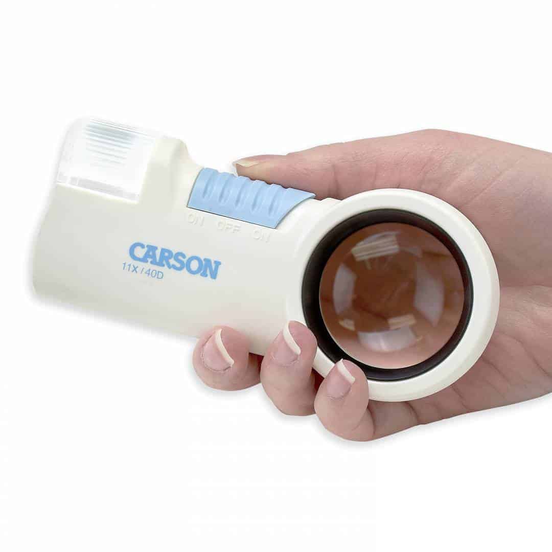 Carson MagniFlash 11x Aspheric Lens Magniﬁer and Flashlight