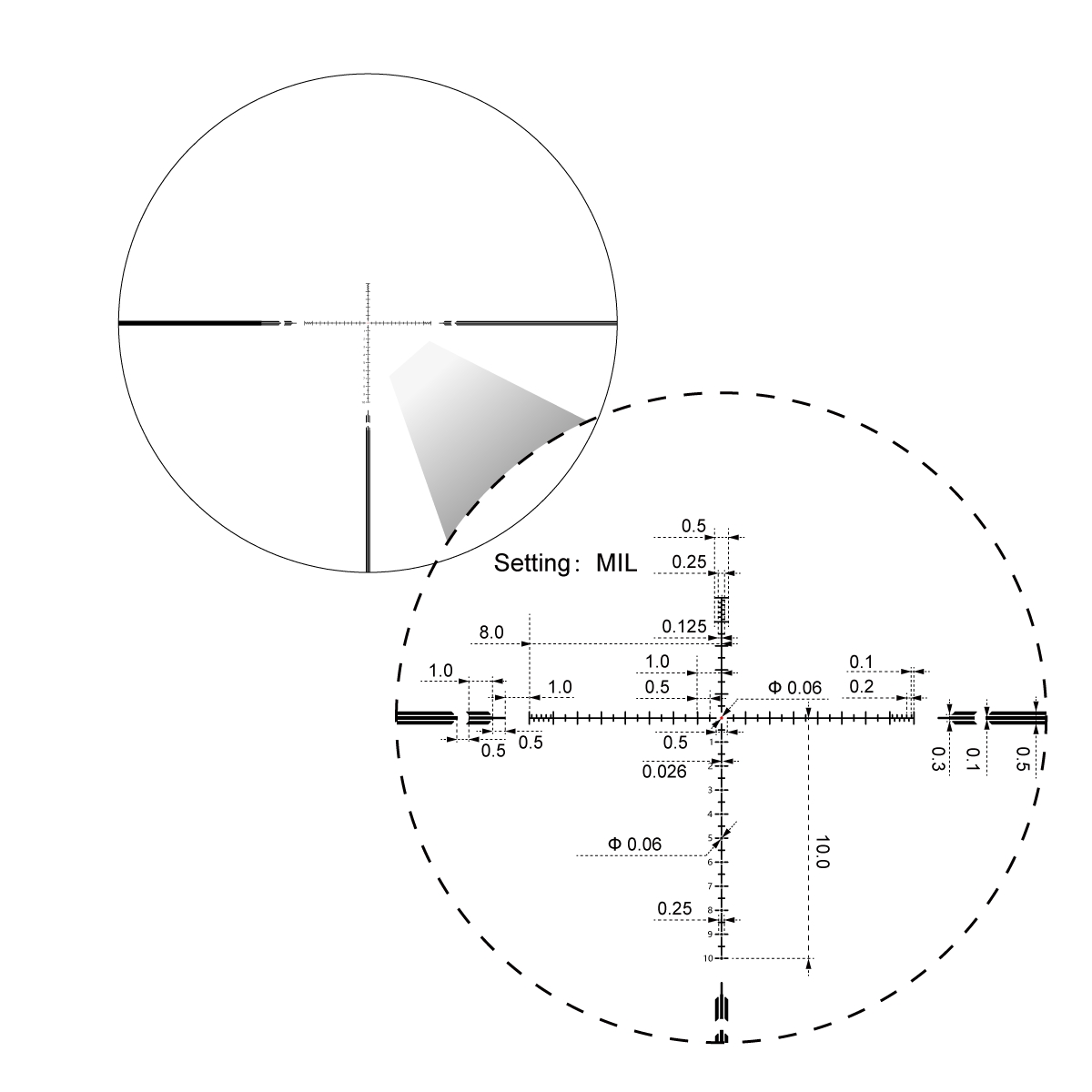 Vector Optics Orion Pro MAX 6-24x50 FFP HD VOR-4 1/10MIL 30mm Rifle Scope