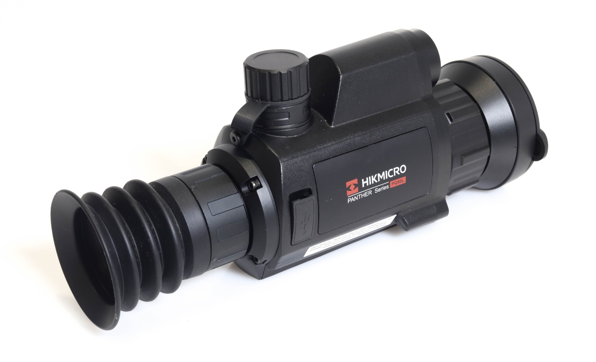 Ex-Demo HIKMICRO Panther Pro PQ50L 50mm LRF 35mK 640x512 12µm Smart Thermal Weapon Scope w/ HM-Thunder Rail - DEM00442