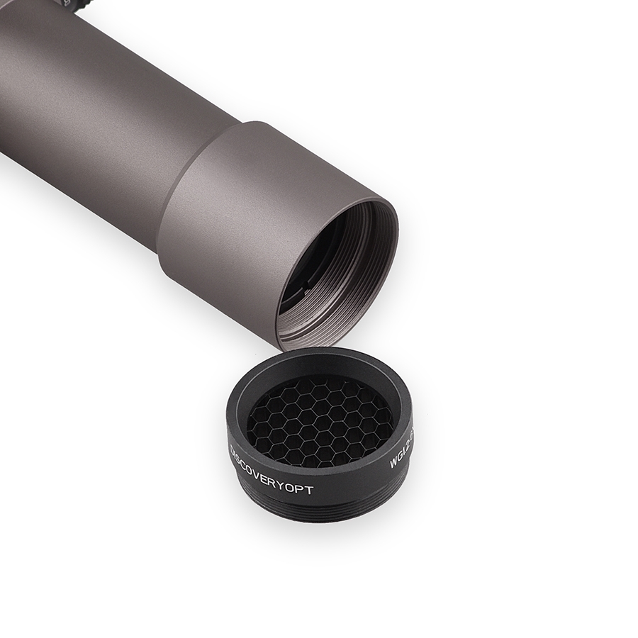 Discovery Optics WG 1.2-6x24 SFP Illuminated 30mm Riflescope with Rings - Flat Dark Earth