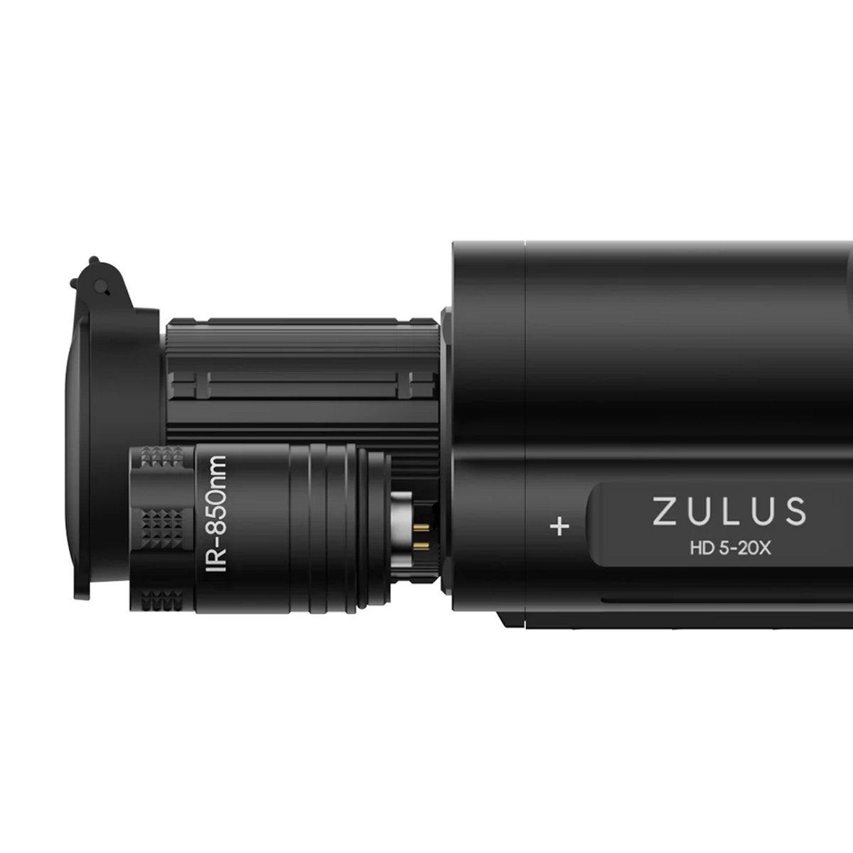 **OPEN BOX RETURN** DNT Optics ZULUS HD 5-20X Digital Night Vision Scope With LRF And Ballistic Calculator - OBR36