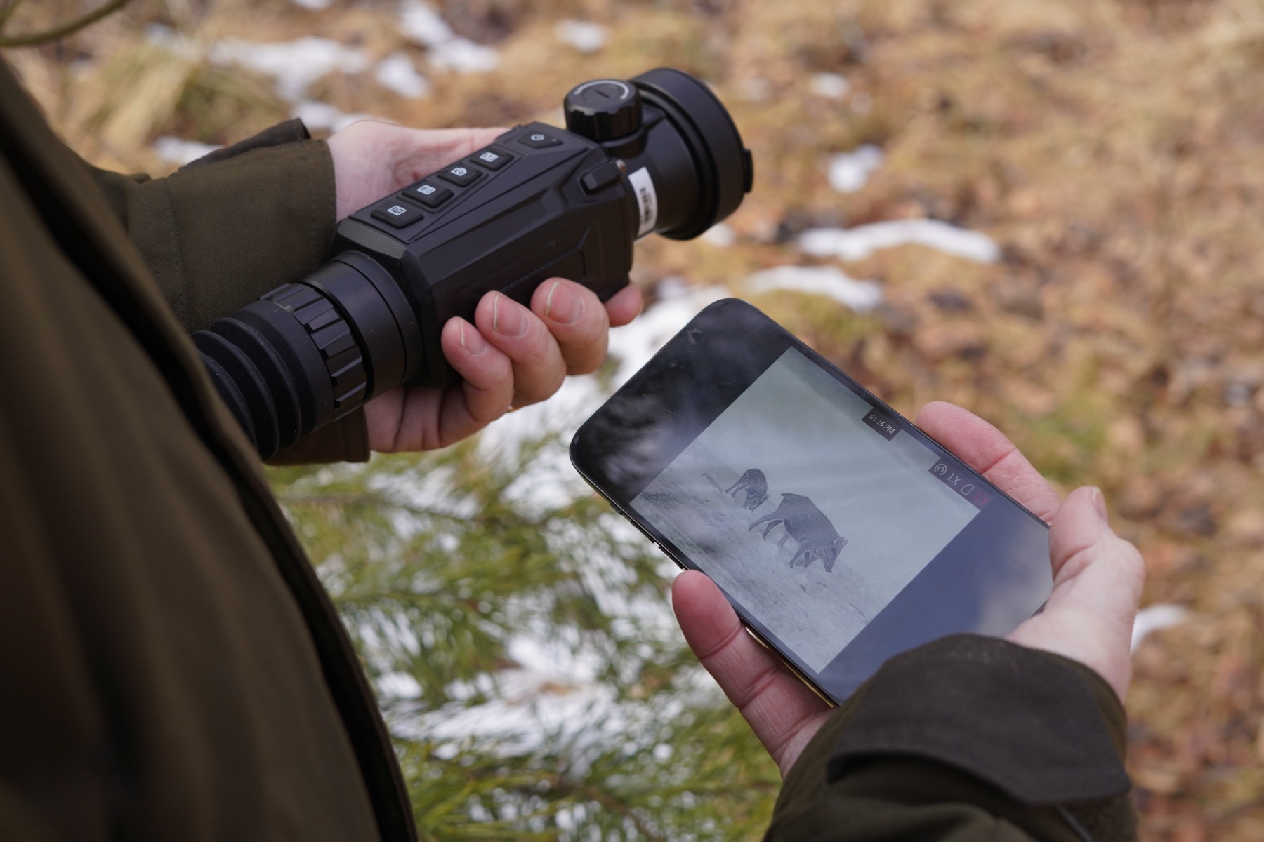 HIKMICRO Thunder 2.0 2.5x 19mm 35mK 256x192px 12µm Smart Thermal Weapon Scope with Rail