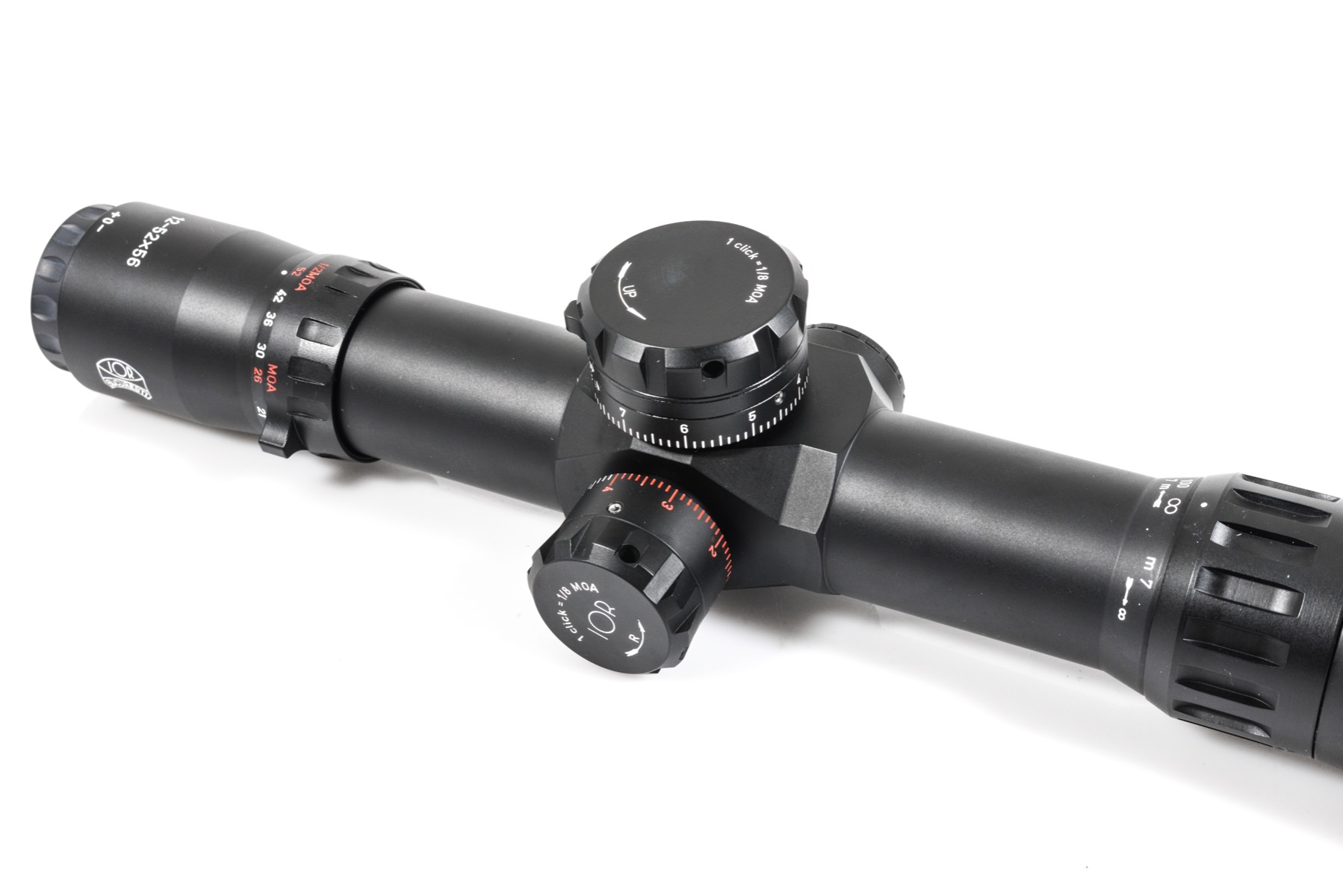 IOR Terminator 12-52x56 SFP ED BDC SFP MOA 1/8 MOA Xtreme IR Rifle Scope