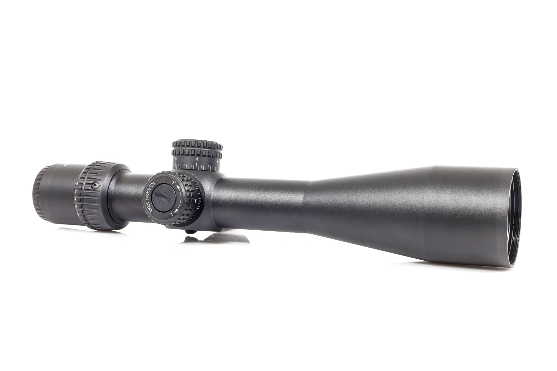 **Stiff Parallax** ELLTECH UCS 6-24x44 FFP MR1X 0.1 MRAD Illuminated Rifle Scope + WULF 30mm/1 inch Picatinny Scope Accessory Mount