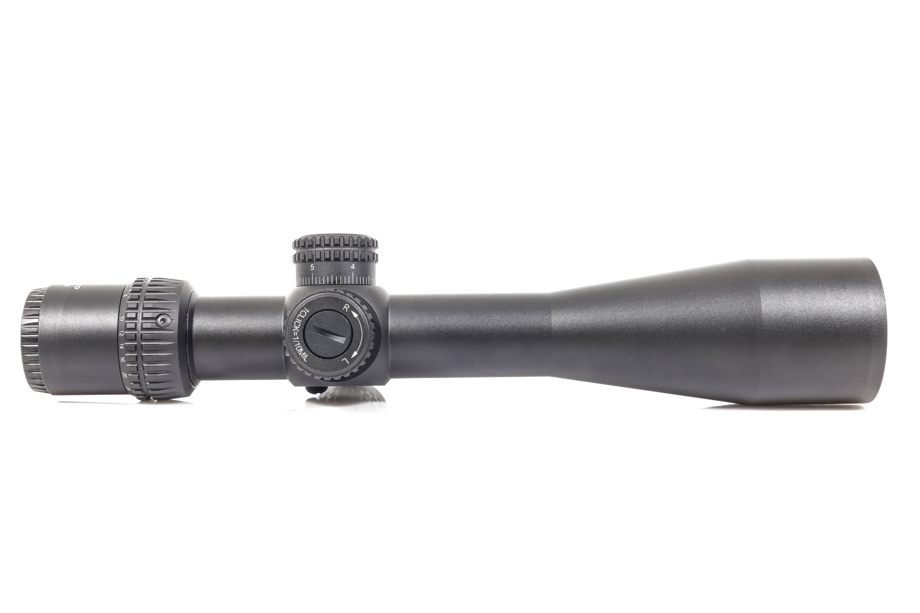 **Stiff Parallax** ELLTECH UCS 6-24x44 FFP MR1X 0.1 MRAD Illuminated Rifle Scope + WULF 30mm/1 inch Picatinny Scope Accessory Mount