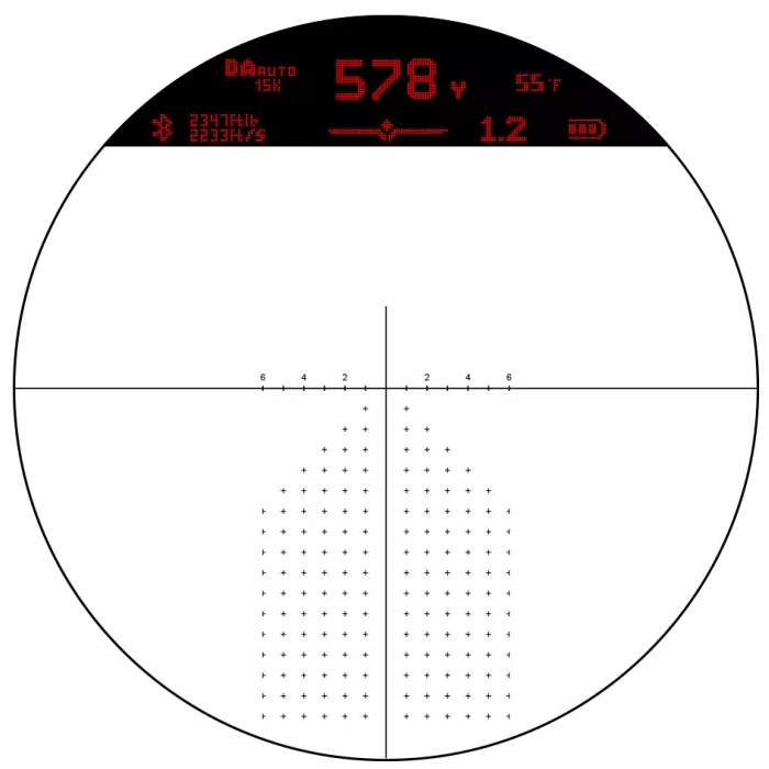 Burris Eliminator 6 4-20x52 IR X177 1/8 MOA 34mm Rifle Scope