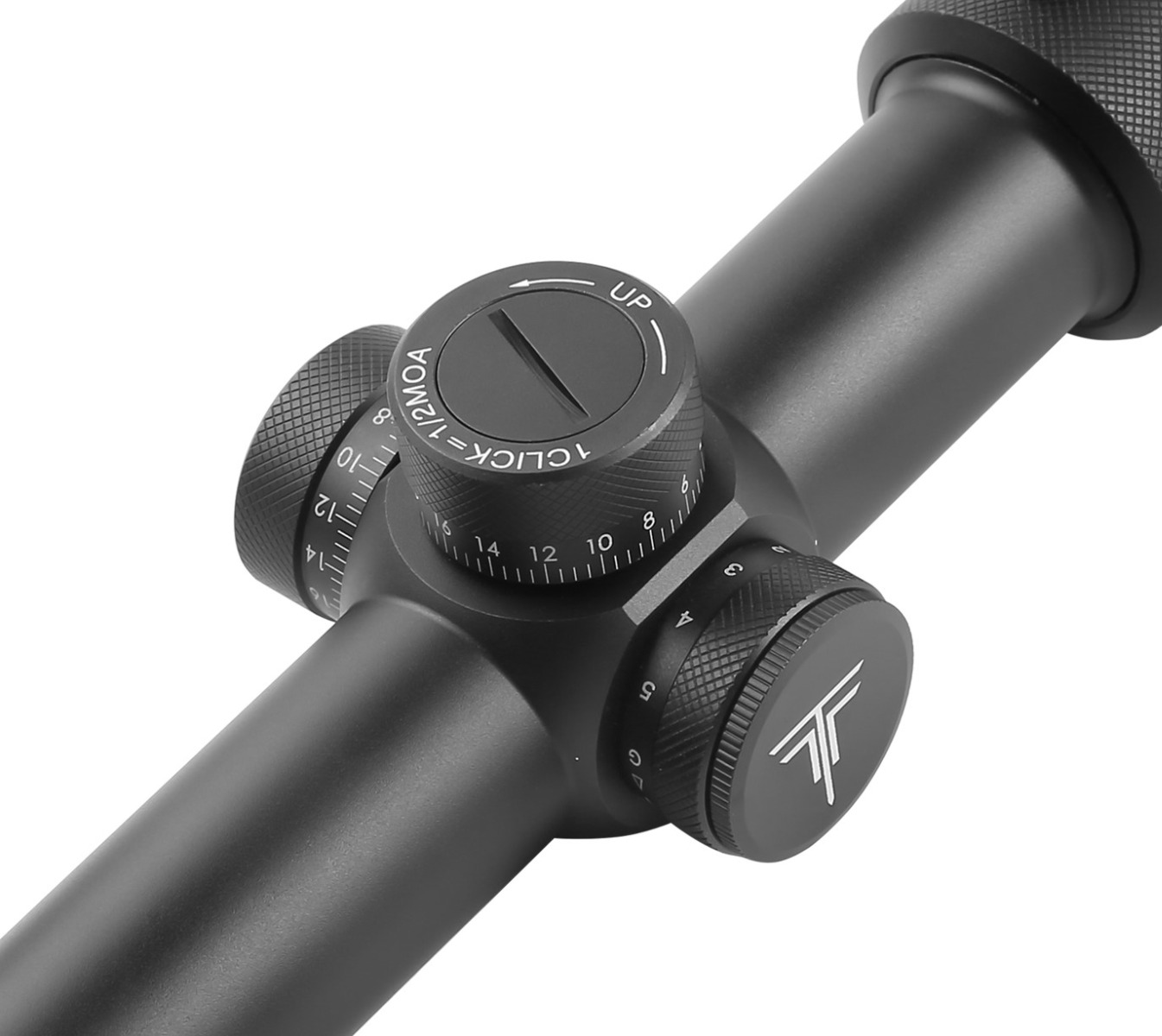 T-Eagle ER 1-6x24 Illuminated SFP MOA WA 1/2 MOA Rifle Scope with Rings - Black
