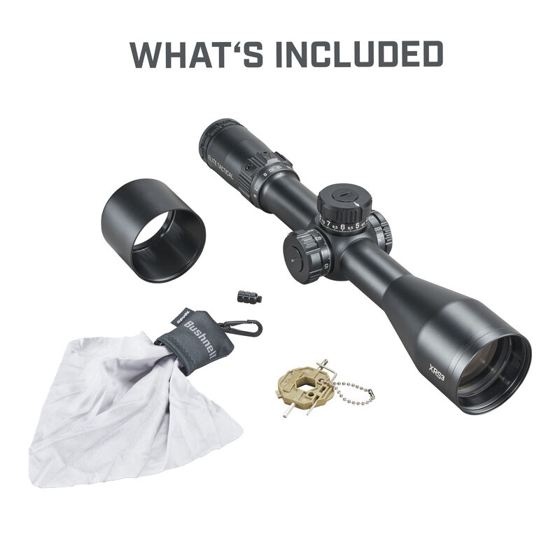 Bushnell Elite Tactical XRS3 6-36x56 ED-Prime FFP G4P Zero Stop LT 0.1 MRAD Rifle Scope
