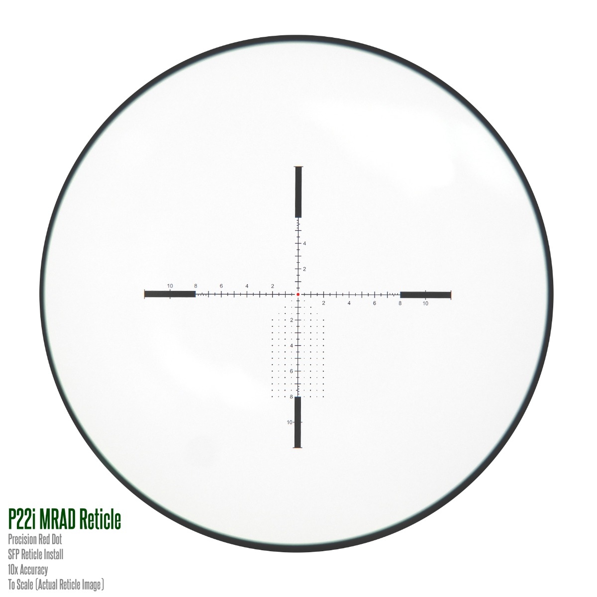 Preowned TSP Falcon Optics ENDURA 1-10x24i S10i SFP MRAD Rifle Scope - 25m Parallax (Airgun/Close Range) - SOG73