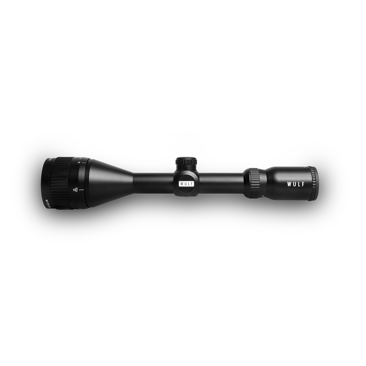 WULF Fireball 3-9x50 AO SFP Illuminated Half Mildot 0.1 MRAD Rifle Scope w/ 9-11mm Rings