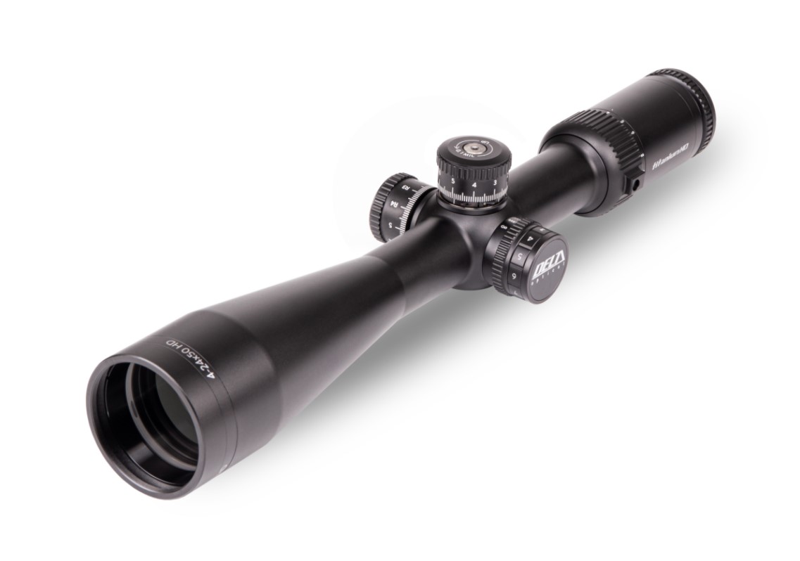 Delta Titanium 4-24x50 HD Illuminated 4A-S SFP MOA Side Focus Rifle Scope (DO-2460)
