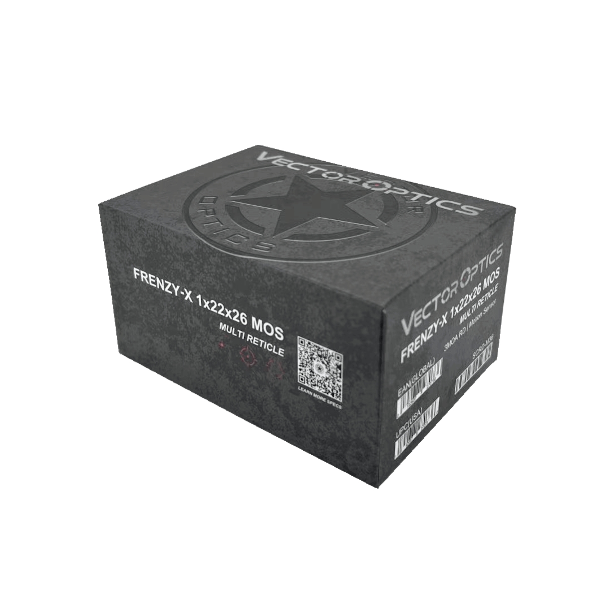 Vector Frenzy-X 1x22x26 MOS Multi Reticle Mini Red Dot Sight