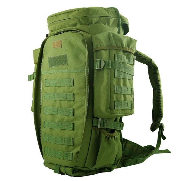 WULF 60L Tactical Expedition Rifle Pack (Detachable) - OD Green