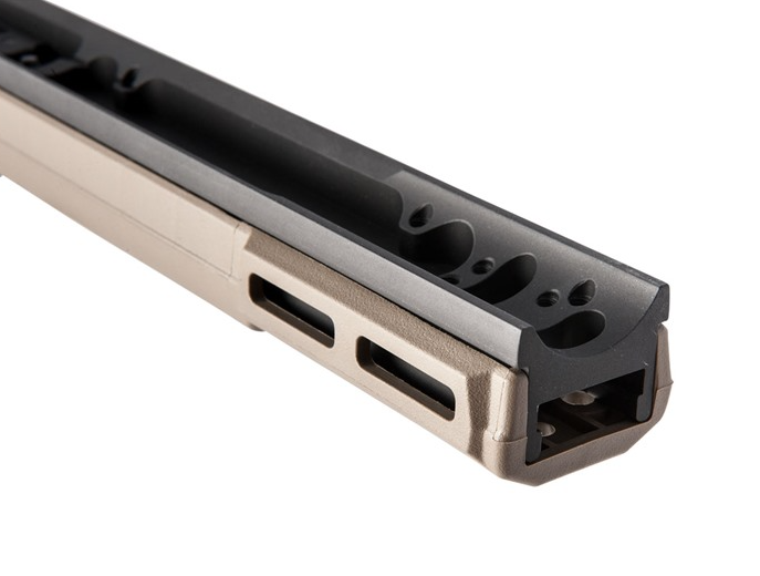 KRG Bravo Howa 1500 SA Heavy Barrel Flat Dark Earth AICS Compat Rifle Chassis Stock System