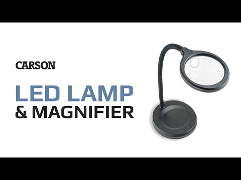 The DeskBrite™ 300 (LM-30) Magnifier Desk Lamp - Perfect for reading, hobbyists and more!