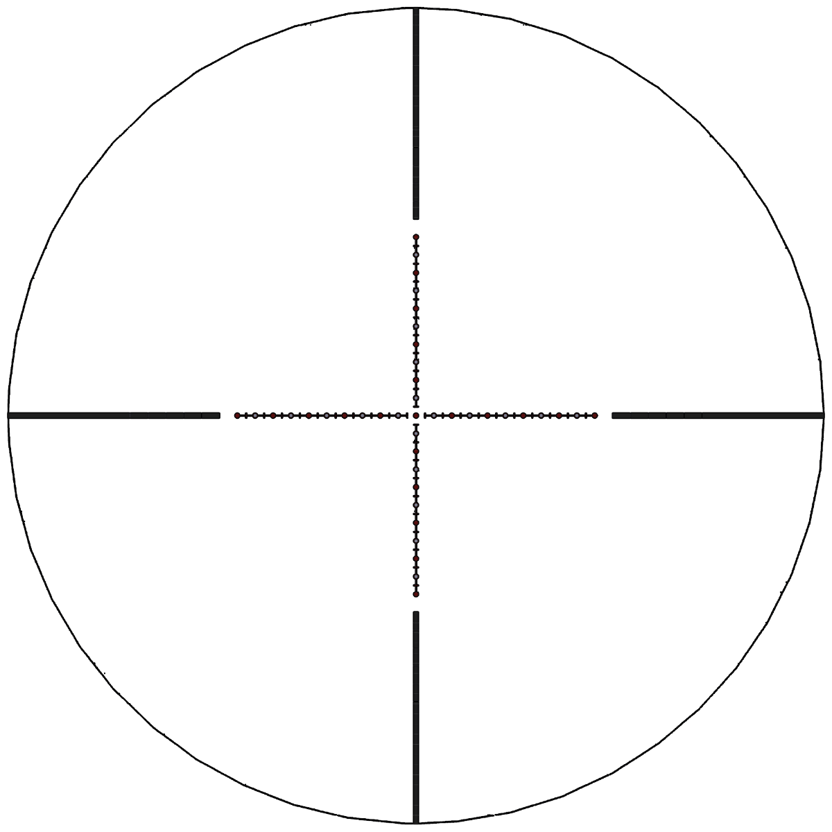 Preowned SOG WULF Hurricane 4.5-18x50 SFP Illuminated Half Mildot 0.1MRAD Side Focus Locking Turrets Rifle Scope - SOG47
