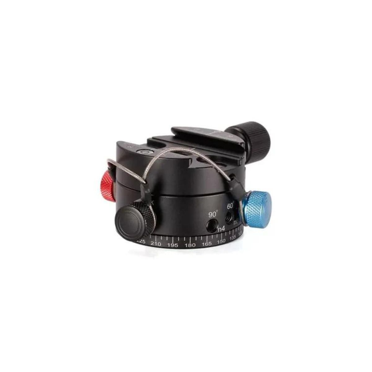 Leofoto DH-60C Indexing Rotator Kit with Arca Dovetail, QR Clamp and Plate (DH-60 & DM-60 & BPL-50)