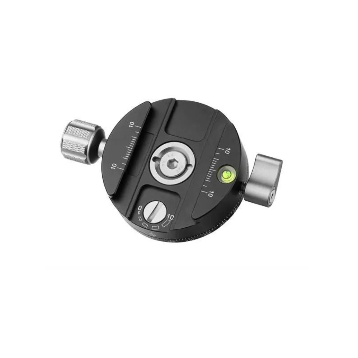 Leofoto PAN-02&QP70 Panning Clamp with arca dovetail and QR plate (15 indexing rotator)