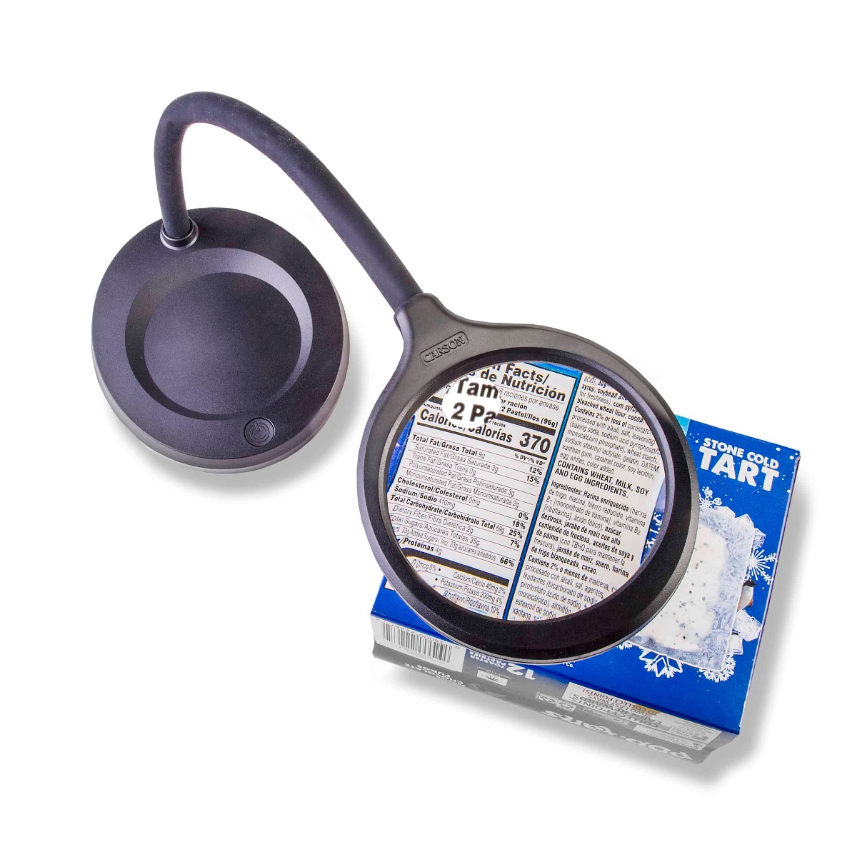 Carson 4.3'' DeskBrite 300 Aspheric COB LED Desk Top Magnifier (2x/5x)