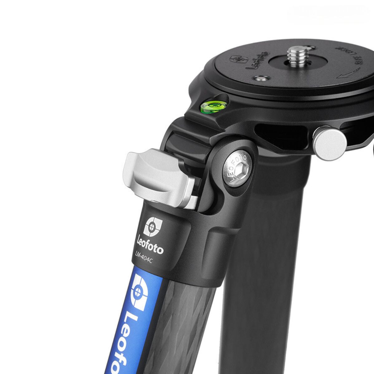 Leofoto LM Summit LM-404CL 10 Layer Carbon Hollow-out Spider 100mm Bowl Tall Tripod with Safety Lock System