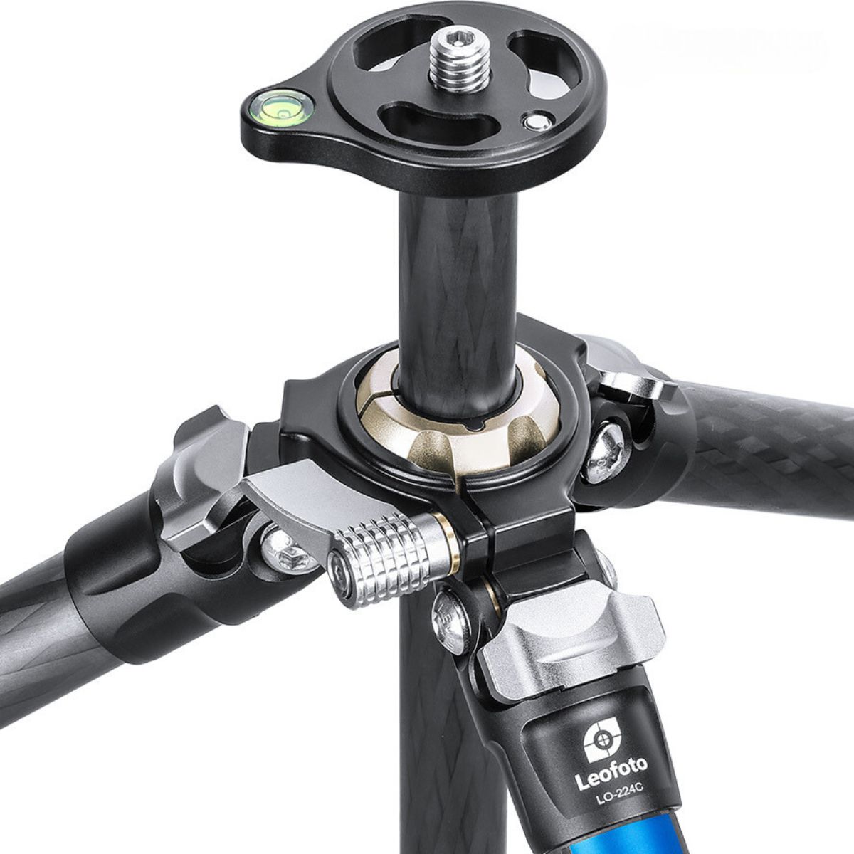 Leofoto MR. O LO-224C 10 Layer Carbon Spider Ball Tripod with Centre Column and BV-1R Mini Fluid Head