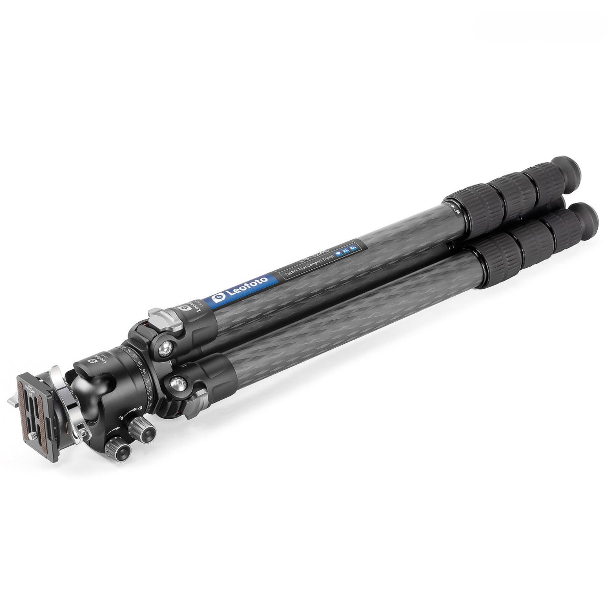Leofoto Ranger LS-324C 10x Layer Carbon Tripod with LH-40PCL Quick Release Plate & Panorama Ballhead & Separate Centre Column