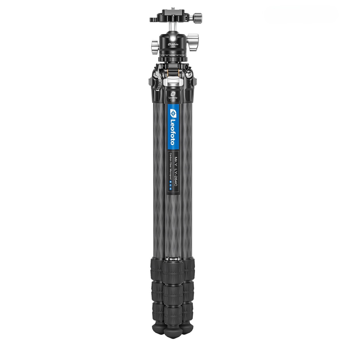 Leofoto MR.Y LY-284C 10 Layer Carbon Y Shaped Centre Tripod with LH-30 Low Profile Ball Head