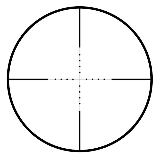 Hawke Vantage 3-9x40 Mil Dot Rifle Scope