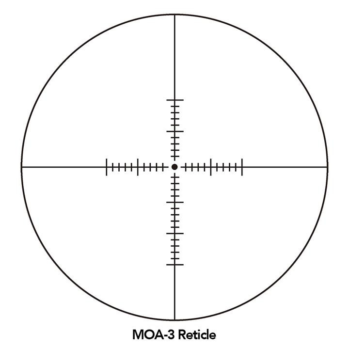 Sightron S-TAC 3-16x42 SFP SF Non IR MOA-3 Rifle Scope