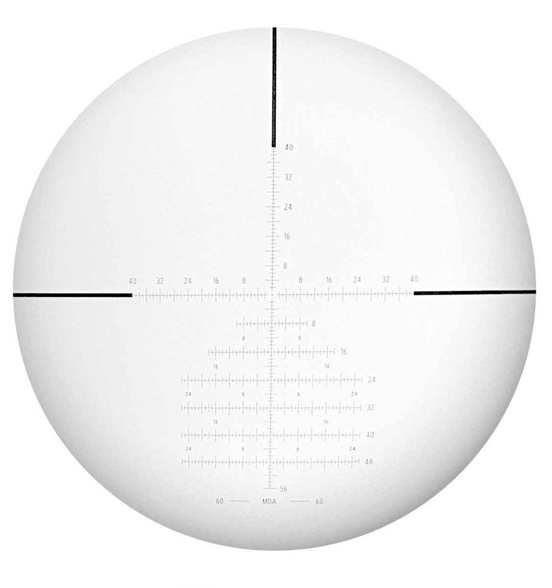 MOA Reticle
