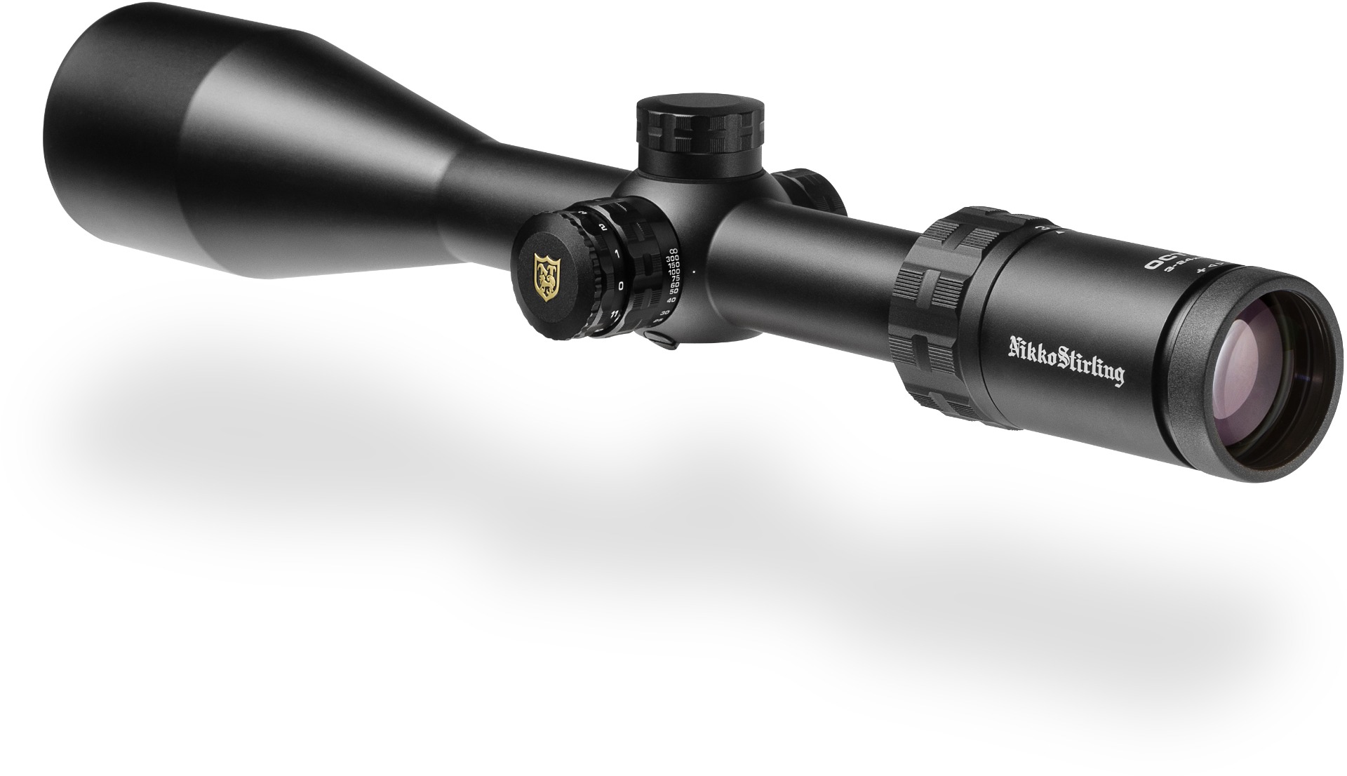 Nikko Stirling Octa 8x Zoom illuminated Hunting Scope, 30mm Tube illuminated 4 Dot 3-24x56