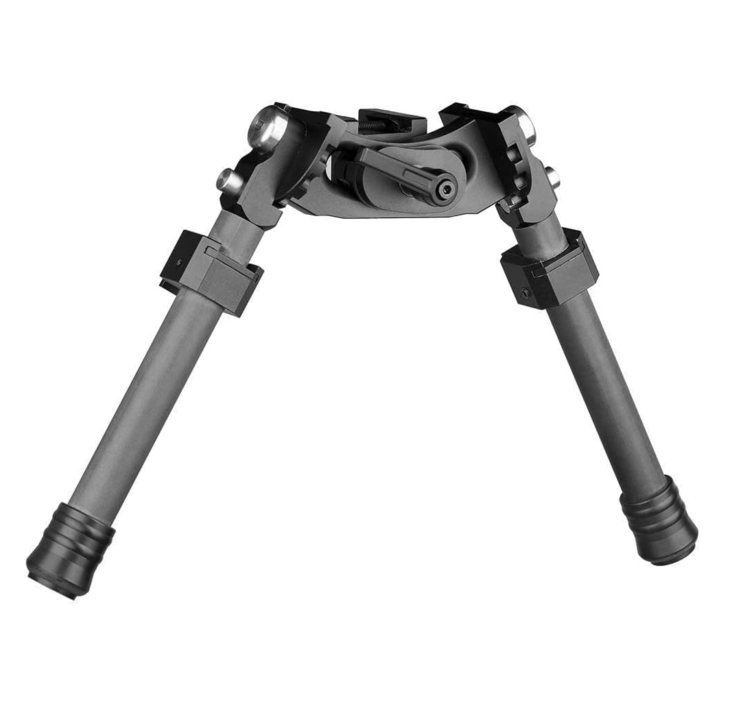 T-Eagle V10 Aluminium 6-9 Inch Notched Leg Swivel Bipod with Picatinny Mount