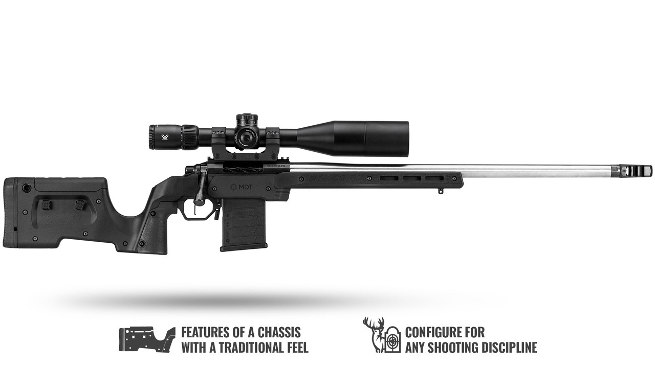 MDT XRS CZ455 RF Right Hand Chassis System - Cerakote Black