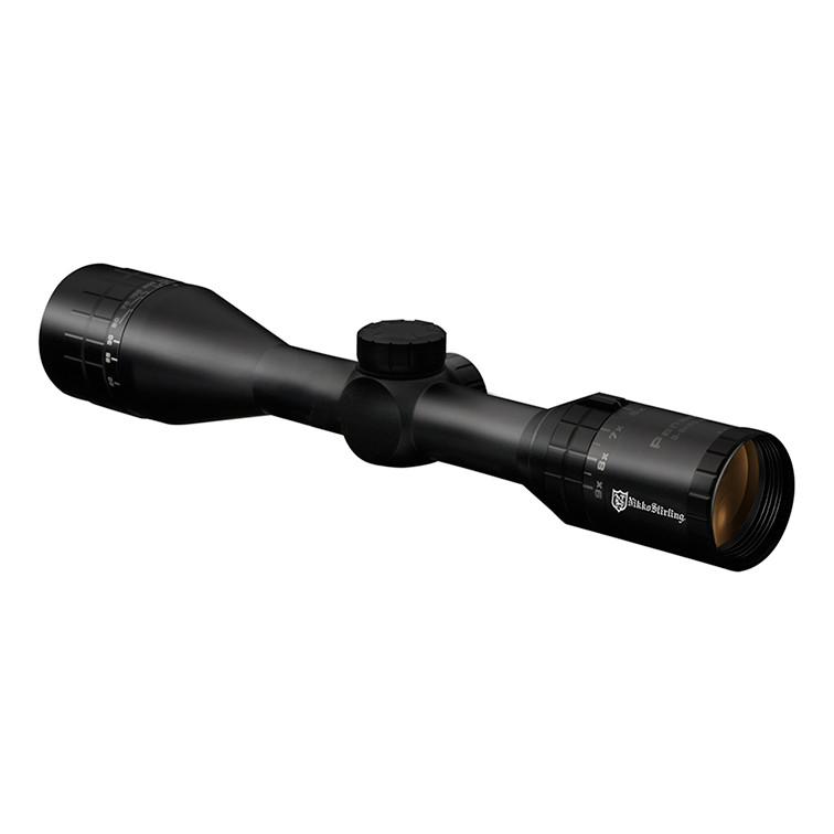 Nikko Stirling PanaMax AO Extreme Field of View Rifle Scope, One Inch Tube Half Mil Dot 3-9x40