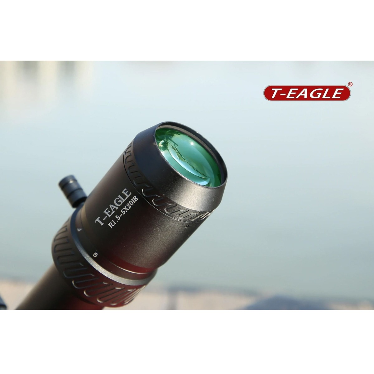 T-Eagle R 1.5-5X20 SFP IR Rifle Scope with Free Weaver Mounts