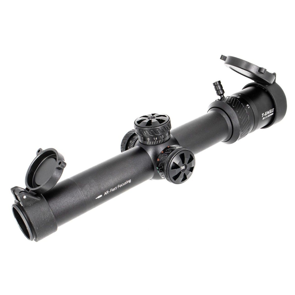 T-Eagle R 1.5-5X20 SFP IR Rifle Scope with Free Weaver Mounts