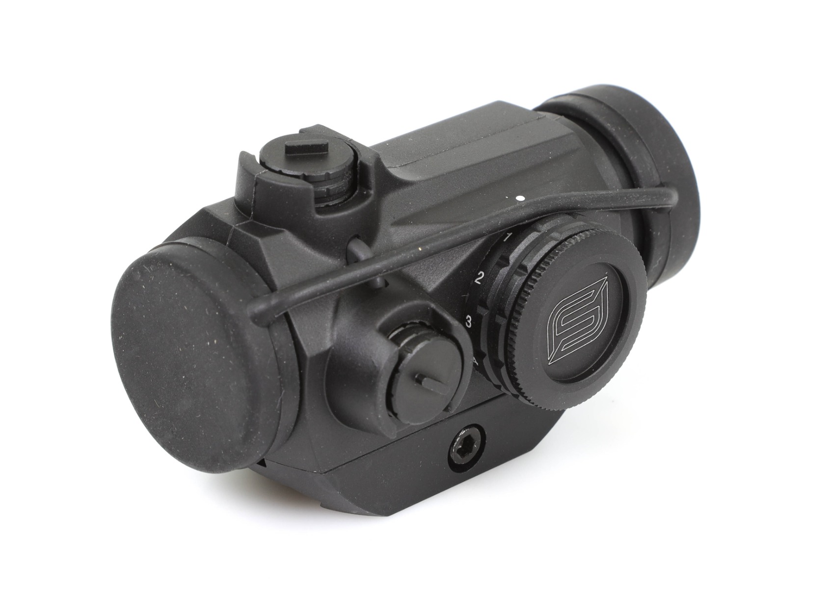 SPINA Optics Pathogen 1x20 2 MOA 50yd Red Dot Sight with QD Riser & Rheostat System