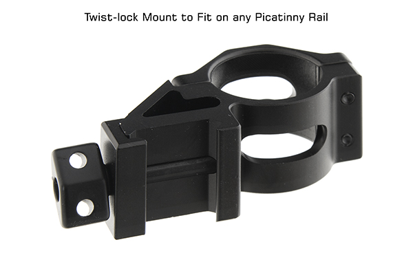UTG Tactical Angled Offset Ring Mount 27mm