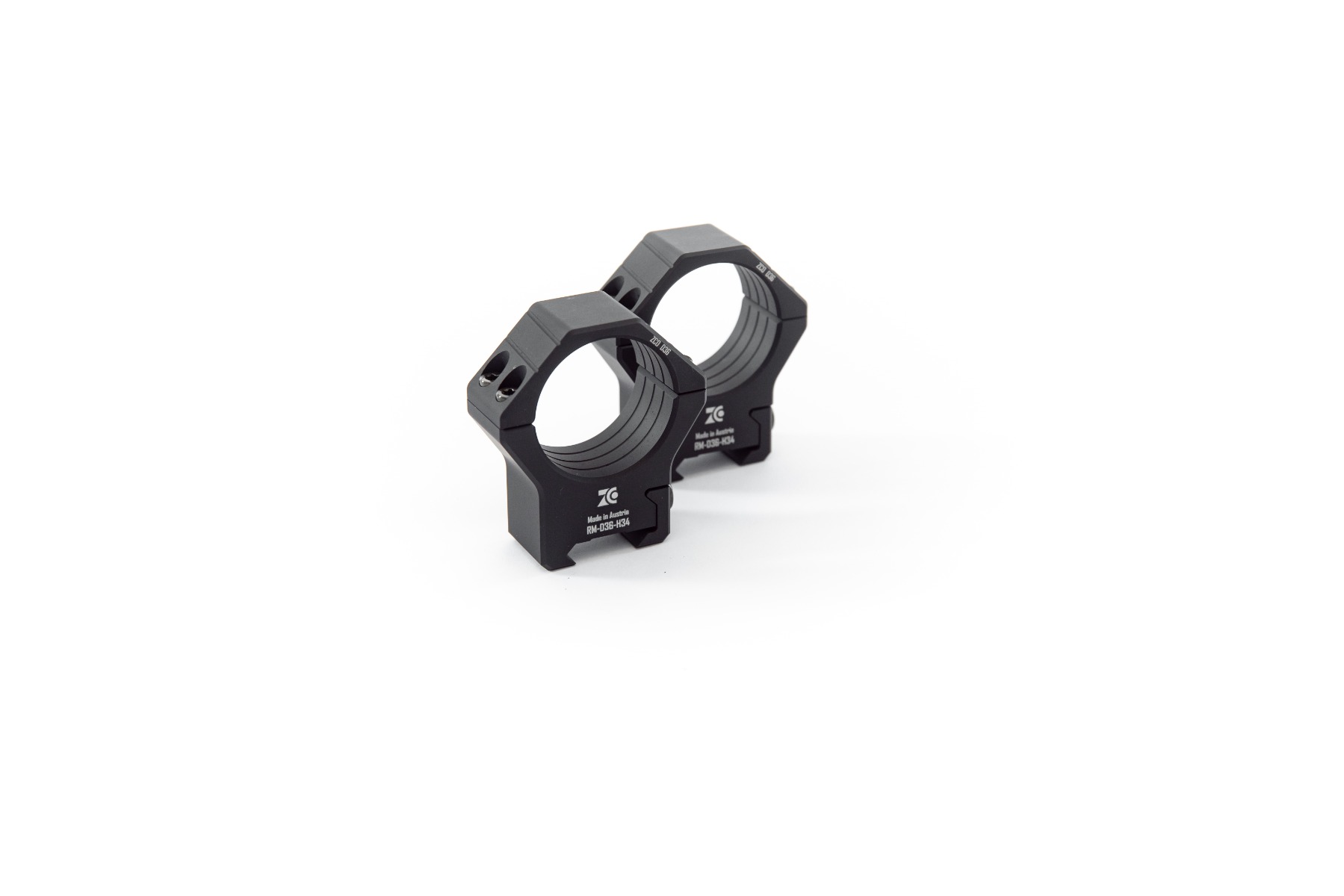 ZCO Two Piece Picatinny Rings 36mm Tube - 34mm Height