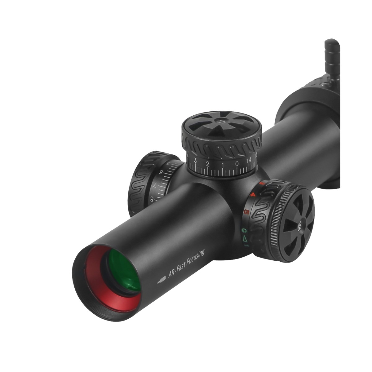T-eagle HR 1.25-6x20 Illuminated SFP MOA 1/2 MOA Rifle Scope with Rings
