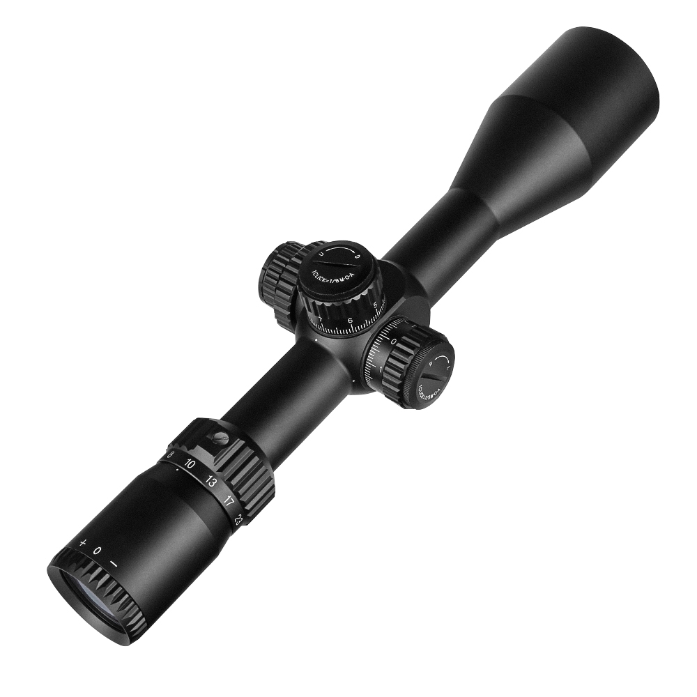SPINA Optics Mutant 4.5-27x50 FFP Illuminated Milling 1/10 MOA SF 30mm Rifle Scope with Weaver Rings