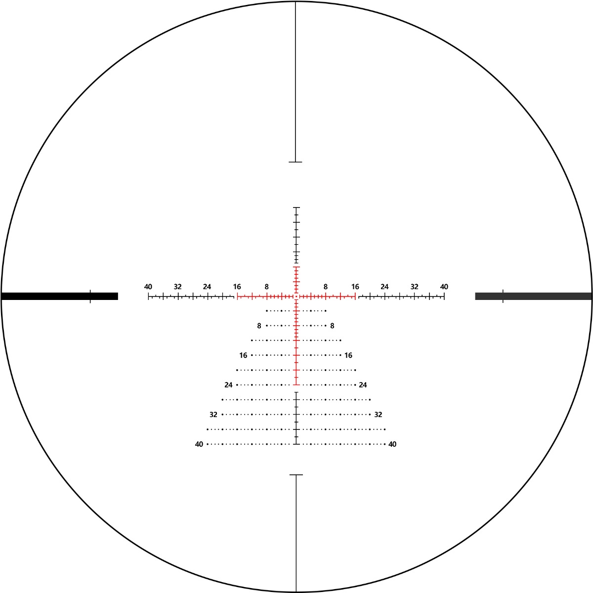 SPINA Optics Lasher Compact LPVO 1.2-6x24 FFP Illuminated 1/2MOA 30mm Tactical Rifle Scope with Free Weaver Rings