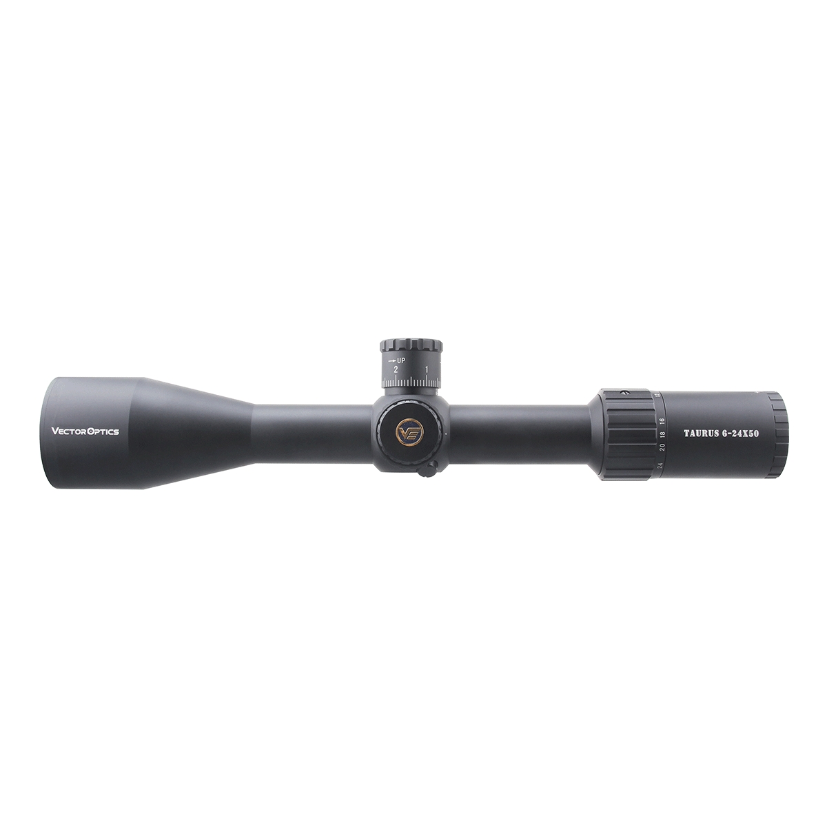Vector Optics Taurus 6-24x50 SFP HD MPX1 1/10 MIL 30mm Rifle Scope with Free Picatinny Rings