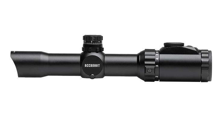 UTG 1-8x28 MRC SFP Illuminated BG4 Locking Tyrrets 30mm ½ MOA Rifle Scope With Accu-Sync Mount