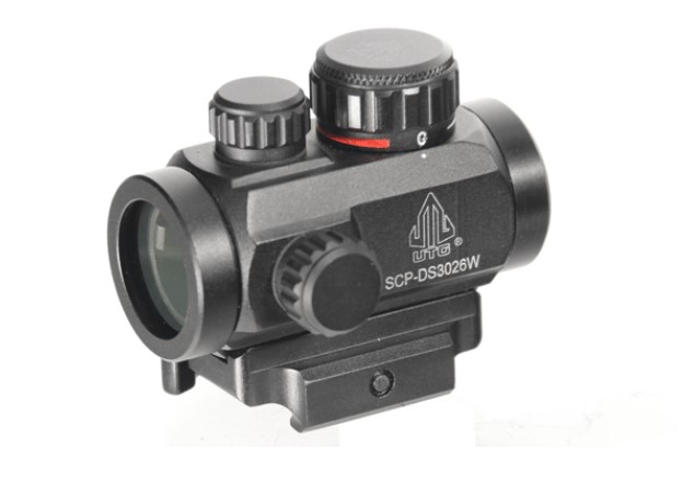 UTG 2.6" Micro Dot Sight Red 4 MOA Integral QD Mount
