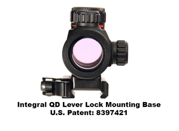 UTG 2.6" Micro Dot Sight Red 4 MOA Integral QD Mount