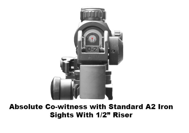 UTG 2.6" Micro Dot Sight Red 4 MOA Integral QD Mount