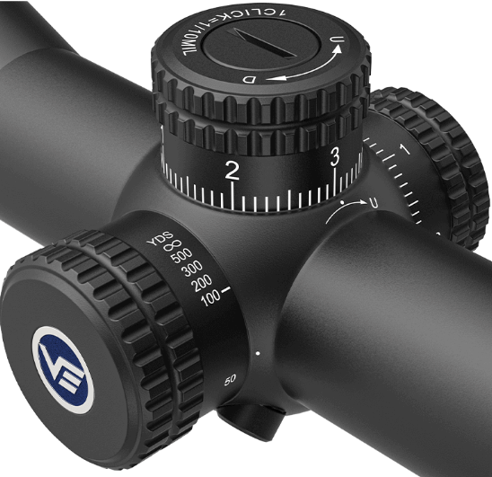 Vector Optics Veyron 10x44 SFP Compact 0.1MRAD Etched MPR-V5 30mm Rifle Scope