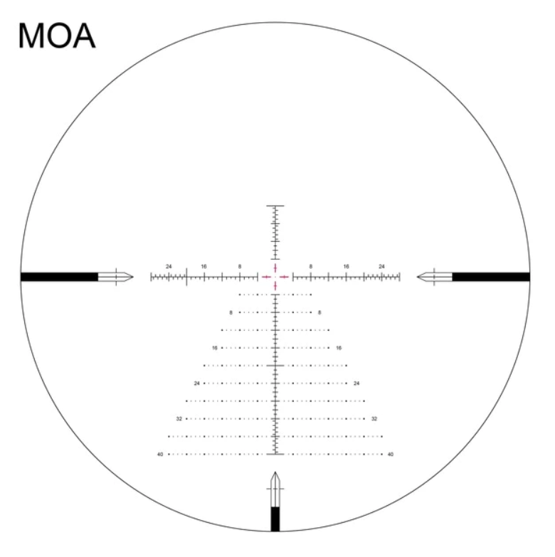 Arken Optics EPL4 6-24x50 FFP VPR MOA Illuminated Rifle Scope