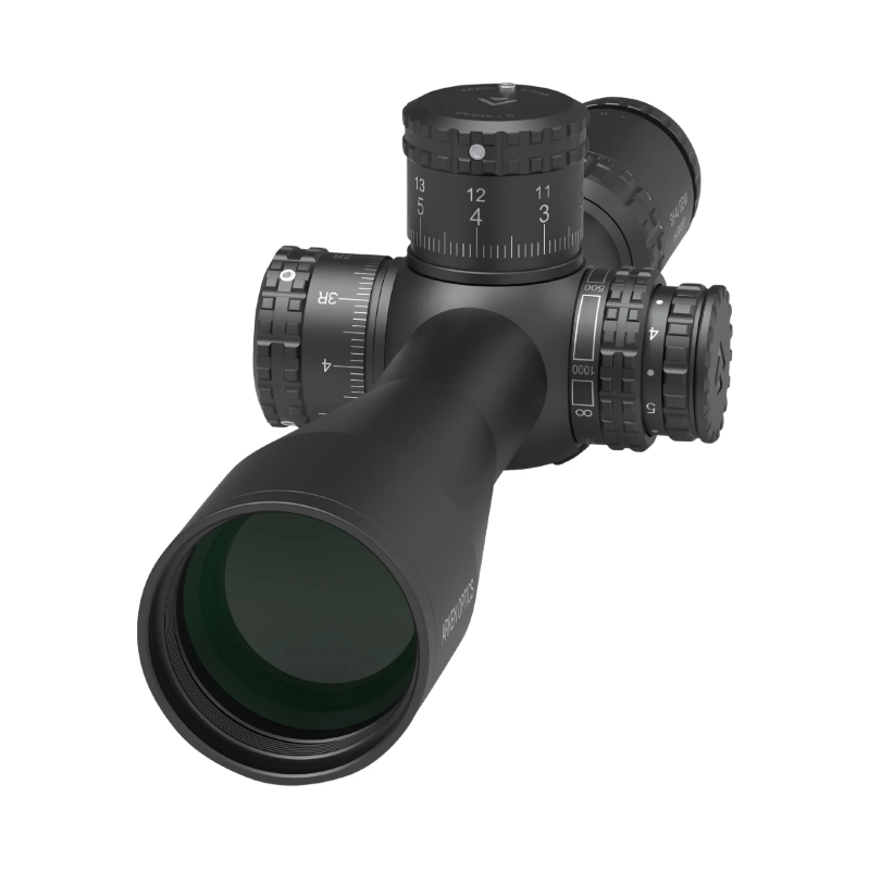 Arken Optics SH-4J 6-24x50 FFP Illuminated 34mm VHR Zero Stop Rifle Scope - MIL
